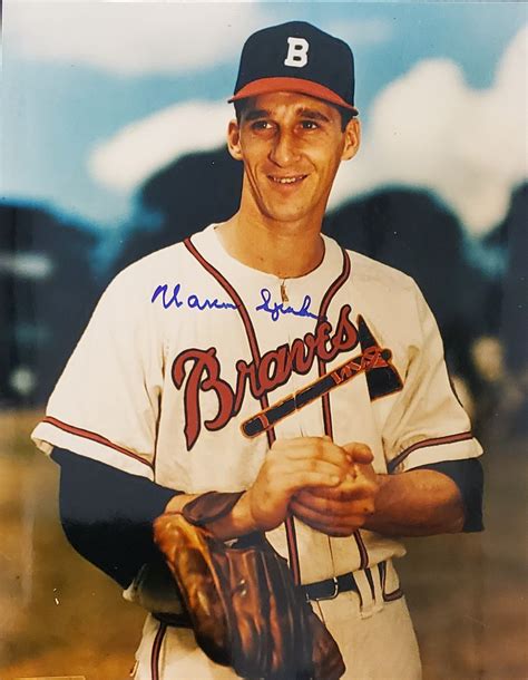 AUTOGRAPHED WARREN SPAHN 11x14 Boston Braves Photo - Main Line Autographs