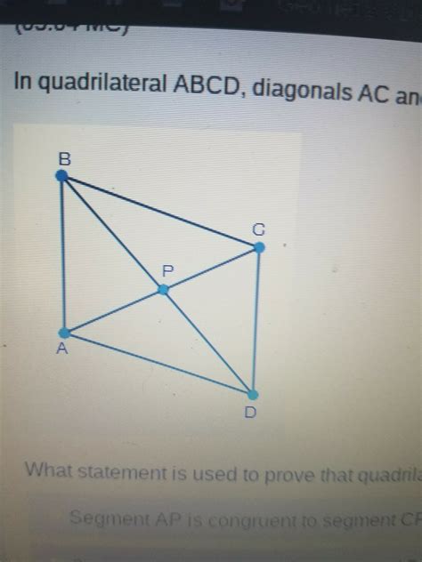 Given Quadrilateral Abcd Is A Parallelogram Latinomens