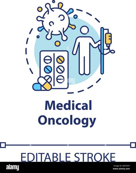 Medical Oncology Concept Icon Hospital Virus Therapy Medication Of