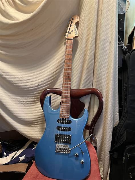 Washburn X Series Electric Guitar Metallic Blue Reverb