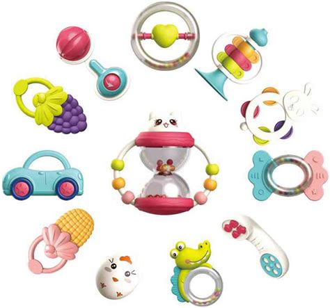 UKR Baby Rattle Set Toddlers Toy, Suitable For 3-6 Months Old, Perfect ...