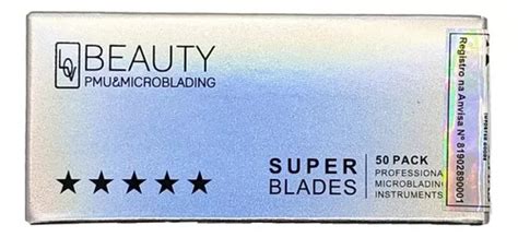 50 Lâminas Super Blade 18u Lovbeauty 0 18mm Microblading Parcelamento