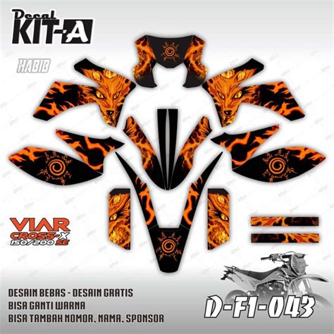 Jual Decal Viar Decal Viar Cross X Decal Viar Cross X Gt