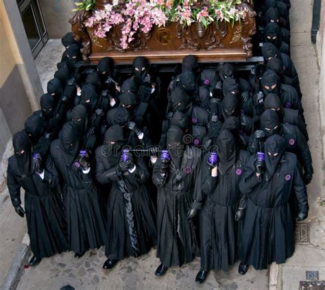 Processioni Religiose In Settimana Santa La Spagna Fotografia Stock