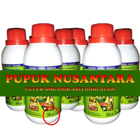 250ml PUPUK NUSANTARA PUPUK ORGANIK PENYUBUR TANAMAN PUPUK