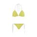 Yellow Pokadots Custom Bikini Swimsuit ID D906362