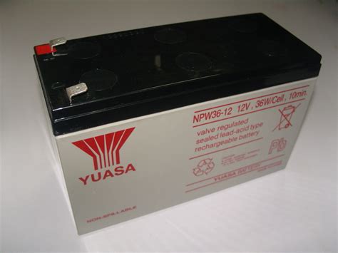 Genuine Yuasa V A Ups Battery Npw Lead Acid Battery And