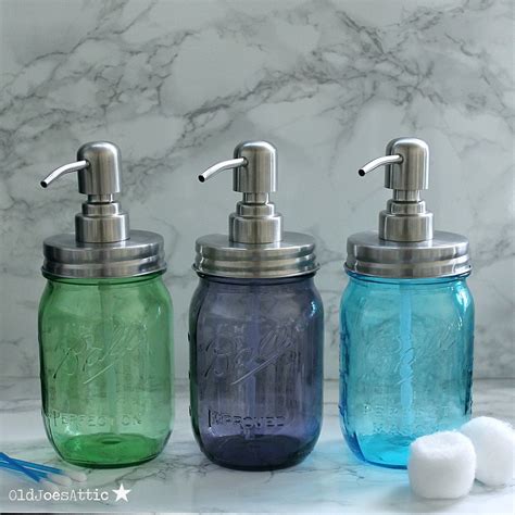 Ball Heritage Mason Jar Soap Dispenser In Blue By Oldjoesattic