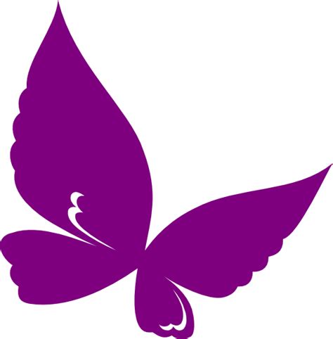 Purple.butterfly Clip Art at Clker.com - vector clip art online ...