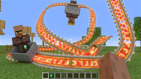 Realistic Roller Coaster In Minecraft Youtube