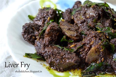 Mutton Liver Fry ShobsKitchen