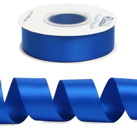 Getuscart Ribbli Royal Blue Double Faced Satin Ribbon X Continuous