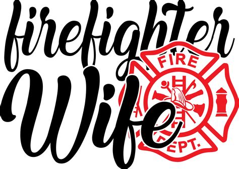 American Firefighter Wife Illustration And Graphics Inspiration