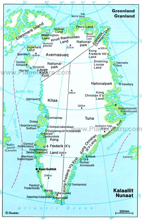 Maps Of Greenland Map Library Maps Of The World