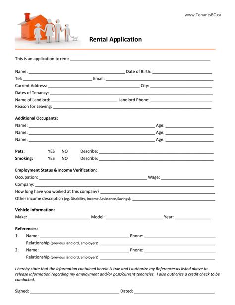 Convert PDF To Fillable BC Rental Application Form With Us Fastly