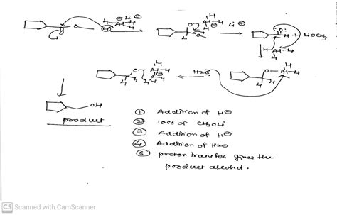 Solved Hi I M Wondering How To Draw The Full Mechanism Of This