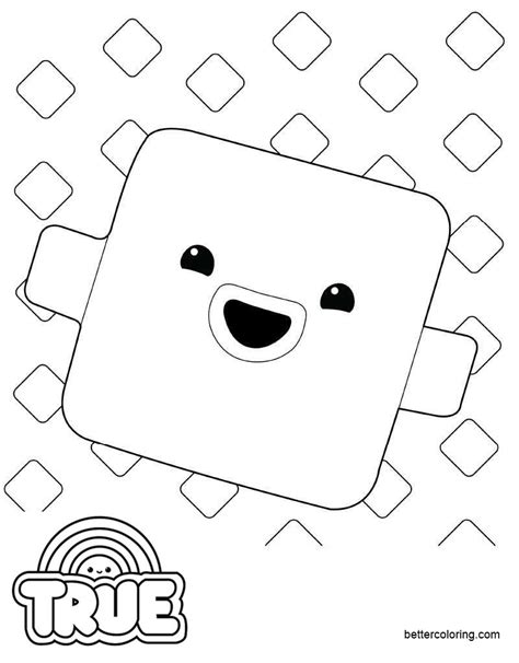 True and the Rainbow Kingdom Coloring Pages The Wishes - Free Printable ...