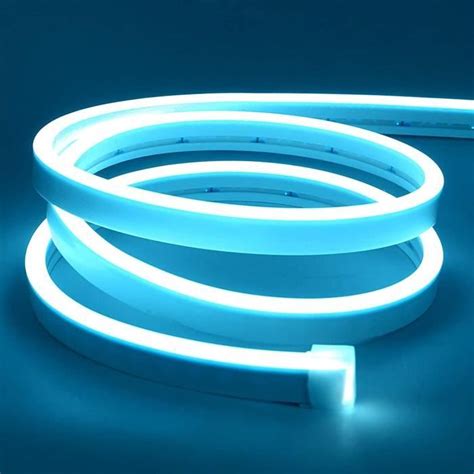 Neon Ruban Led M V Bleu Glacier Bande Led Flexible Tanche