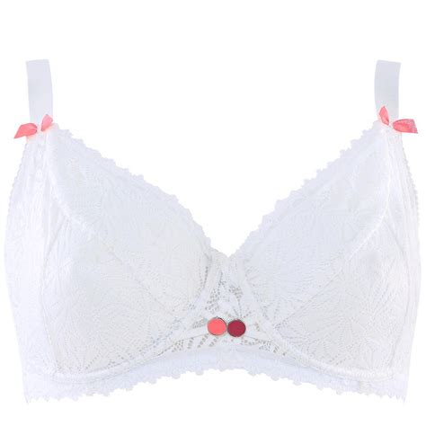 Soutien Gorge Grand Maintien C D Et E Blanc Check In Pomm Poire Blanc