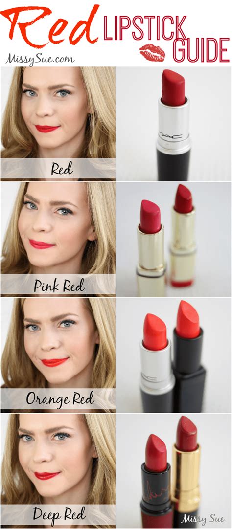 Bright Red Lipstick Swatches