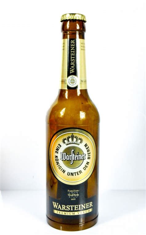 Warsteiner Bier Echtglas Deko Magnum Flasche L Sho