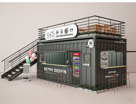 S1160 Booth And Kiosk Sketchup Scene