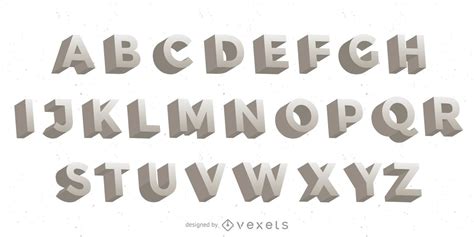 3D Vector Letters Vector Download