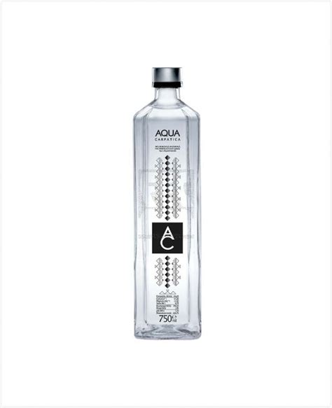 Aqua Carpatica Natural Mineral Water Glass Bottle 750ml