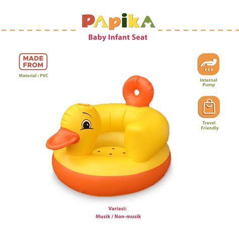 Jual Sofa Angin Kursi Pompa Bayi Tiup Anak Tempat Belajar Duduk Balon