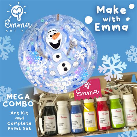 Jual Olaf The Silly Snowman Art Kit PLUS Complete Art Set by Emma Art ...