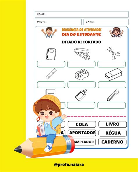 Atividades Dia Do Estudante 2 Ano