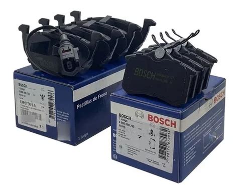 Kit Pastillas Freno Bosch X 4 Ruedas Vw Bora 2 0 1 9 Tdi