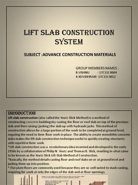 Lift Slab Construction System | PDF | Mechanical Engineering | Building Engineering