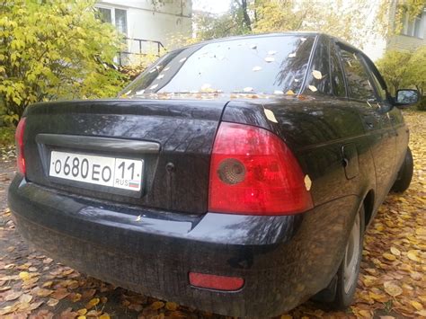 Сабли в "блэк" — Lada Приора седан, 1,6 л, 2011 года | стайлинг | DRIVE2