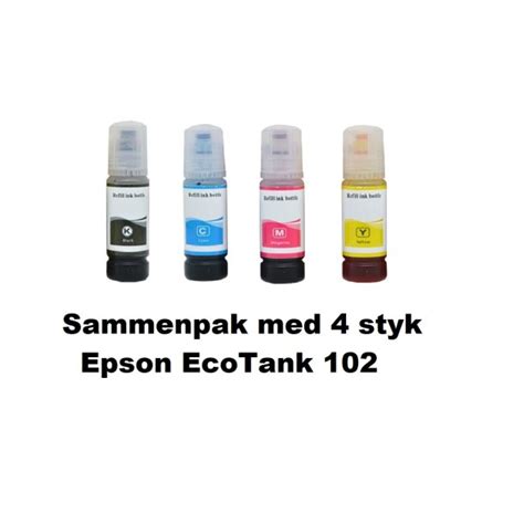 Sammenpak Styk Epson Bk C M Y Er Kompatibel Med Ml