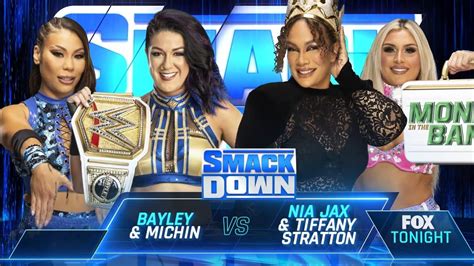 Bayley Michin Mia Yim Vs Nia Jax Tiffany Stratton Parte 2 WWE