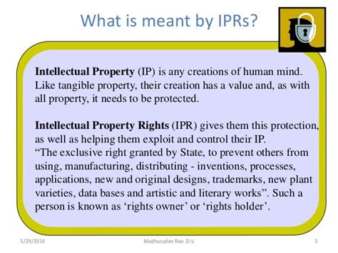 Intellectual Property Rights Ipr