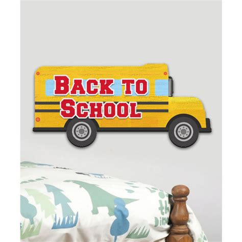 School Bus "Back to School" Holiday Door Decor - Traditional - Outdoor ...