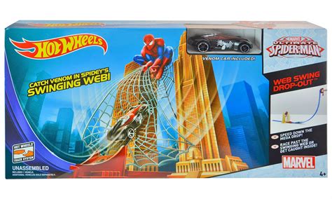 Spiderman Hot Wheels Track Set Groupon Goods