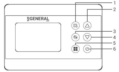 General Life Ht300s Rf Digital Room Thermostat User Manual