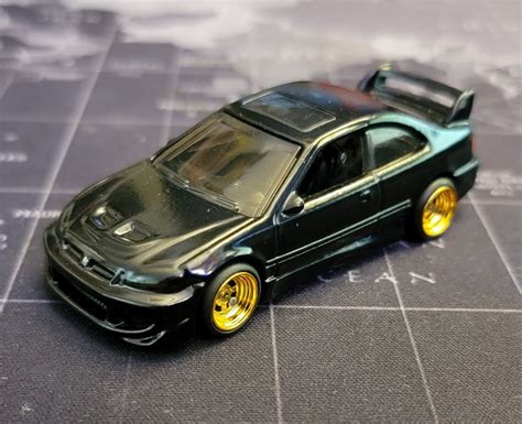 Custom Honda Civic SI Hot Wheels Real Riders Swapped JDM Etsy