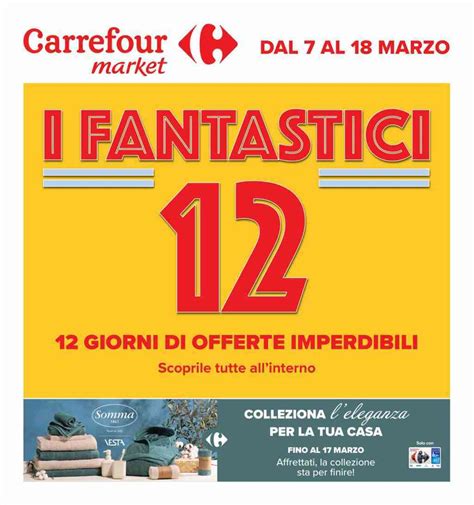 Volantino Carrefour Market Dal Al Marzo