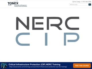 Critical Infrastructure Protection Cip Nerc Training Ppt