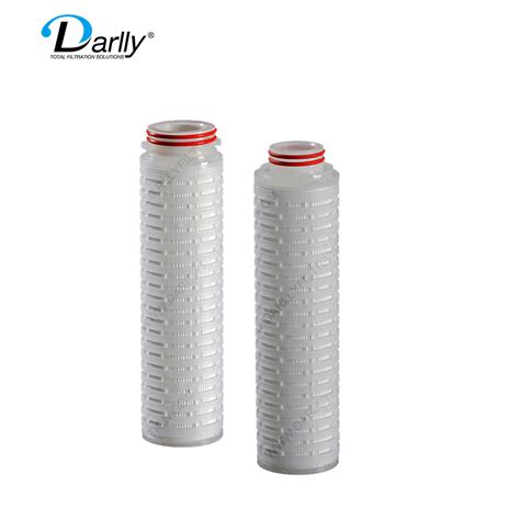 Microporous Hydrophobic PTFE Membrane Pleated Filter Cartridge For