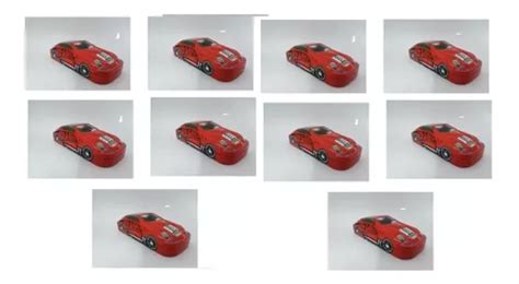 Lapiceras Escolares Metálicas Rectangulares Hot Wheels Rojo