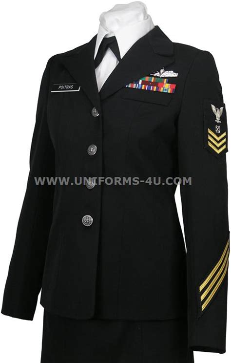 US NAVY FEMALE ENLISTED DRESS BLUE COAT