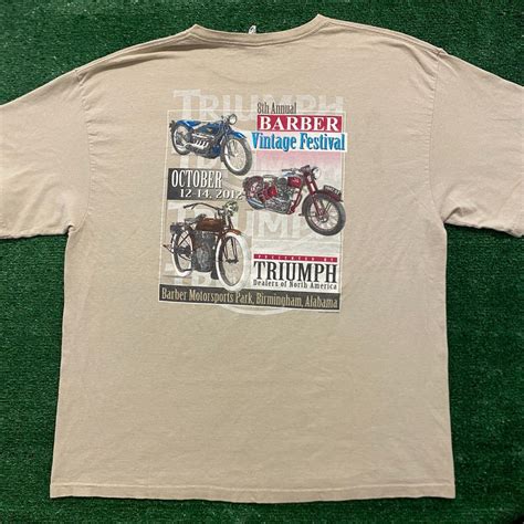 Triumph Motorcycles Vintage Grunge Biker Depop