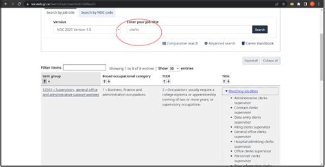 Find Your Noc Code Jobs In Canada And Canada Immigration