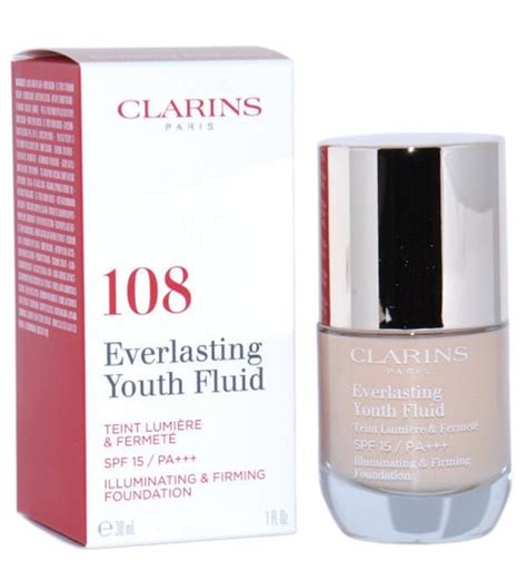 Clarins Everlasting Youth Fluid Podk Ad Wyg Adzaj Cy Sand Spf