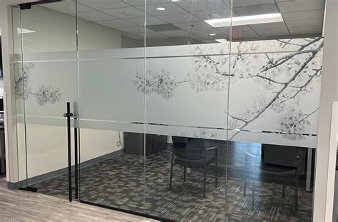 Frosted Vinyl Window Graphics For Washington Dc Offices